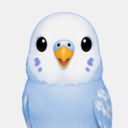 いの口のインコ